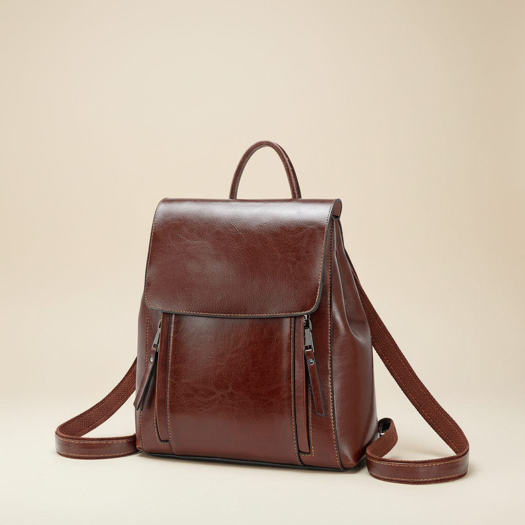 Sac À Dos Pur Cuir Femme