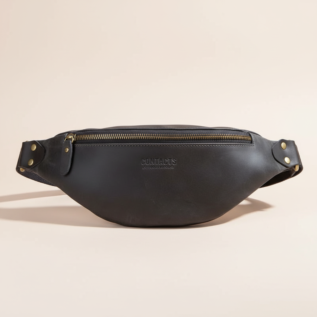 Sac Banane Cuir Homme Bandoulière