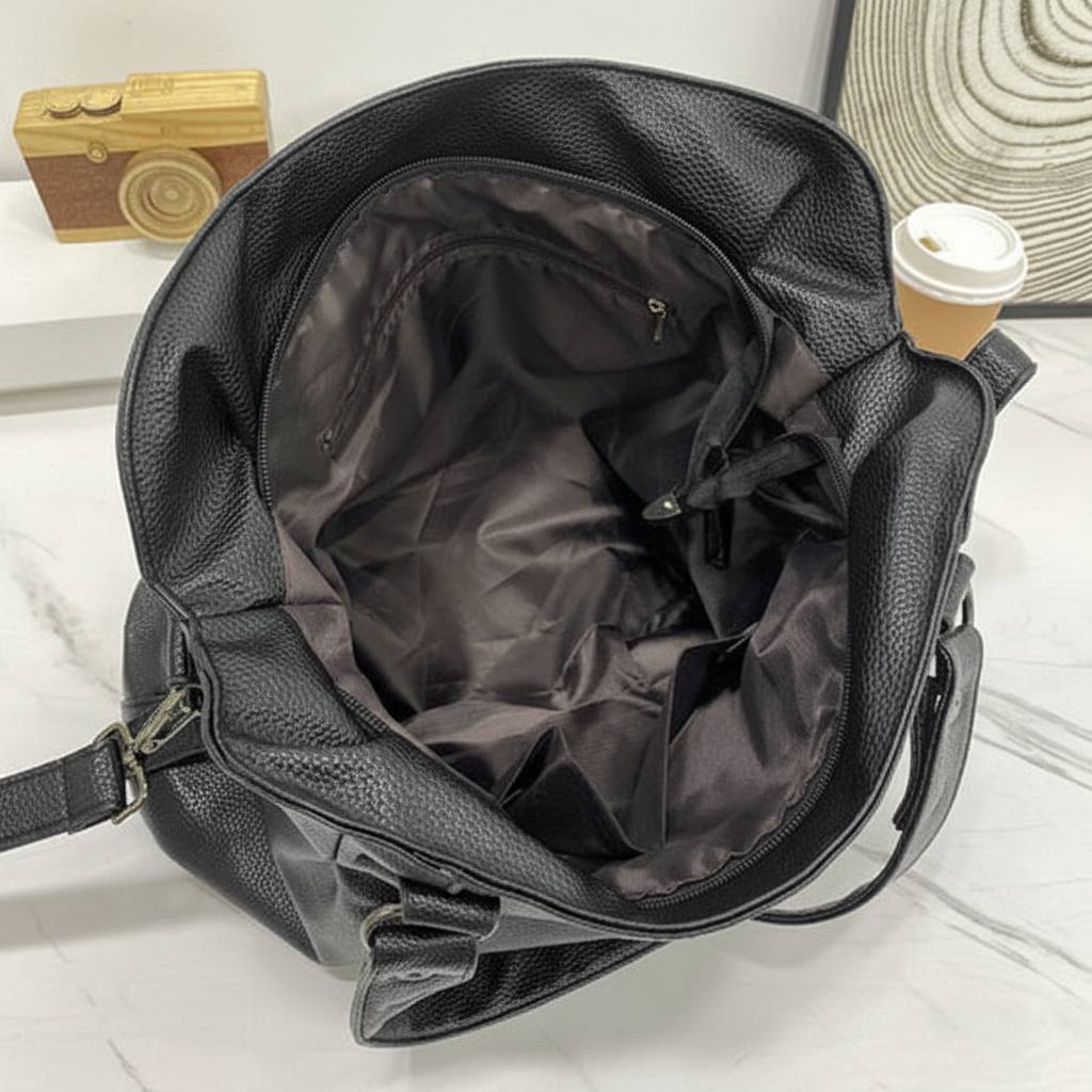 Sac Cabas Bandoulière Cuir Femme