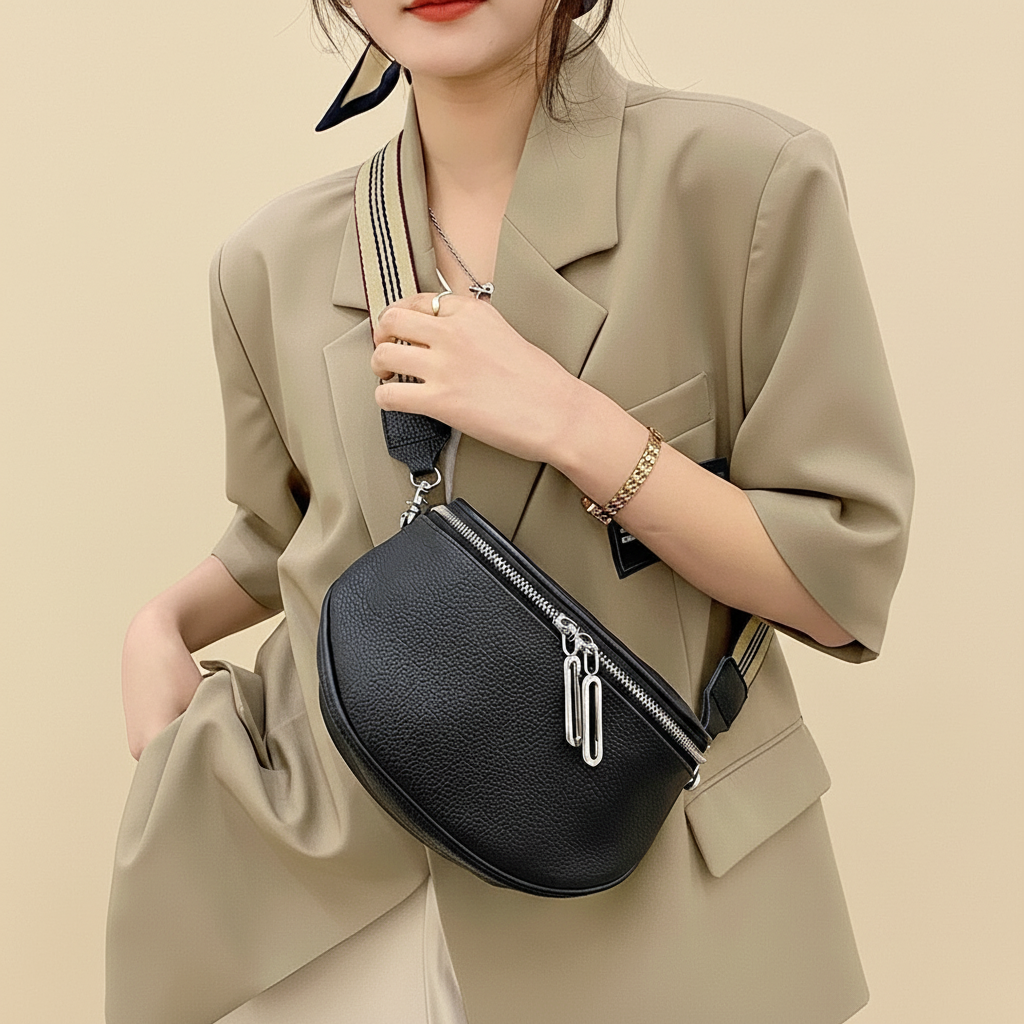 Sac Banane Cuir Femme