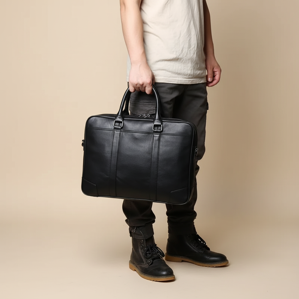 Sac À Main Homme Cuir Avec Fermeture
